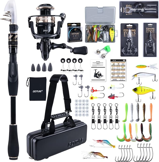 Goture Fishing Rod and Reel Combo by Goture