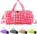 Quilted Travel Duffle Bag Gym Bag by XSUIOY