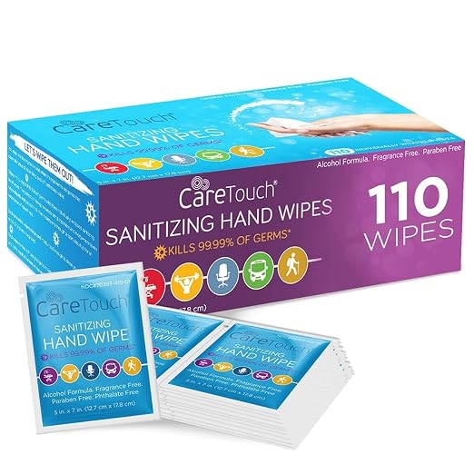 Care Touch Hand Sanitizer Wipes by CareTouch