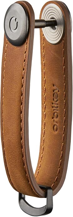 Orbitkey Crazy Horse Leather Key Organizer | Quiet Profile | Holds up to 7 Keys - Image 7