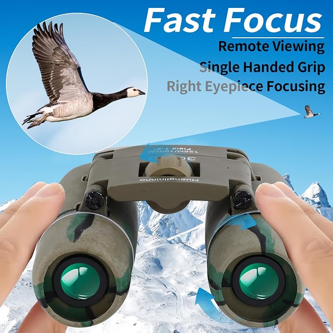 PISEZ 30X60 Compact Binoculars for Adults and Kids，Lightweight Foldable Easy - Image 9