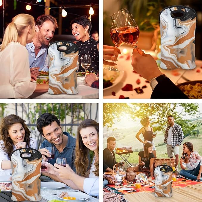 Wine Carrier Tote Personalized Bag - Image 7
