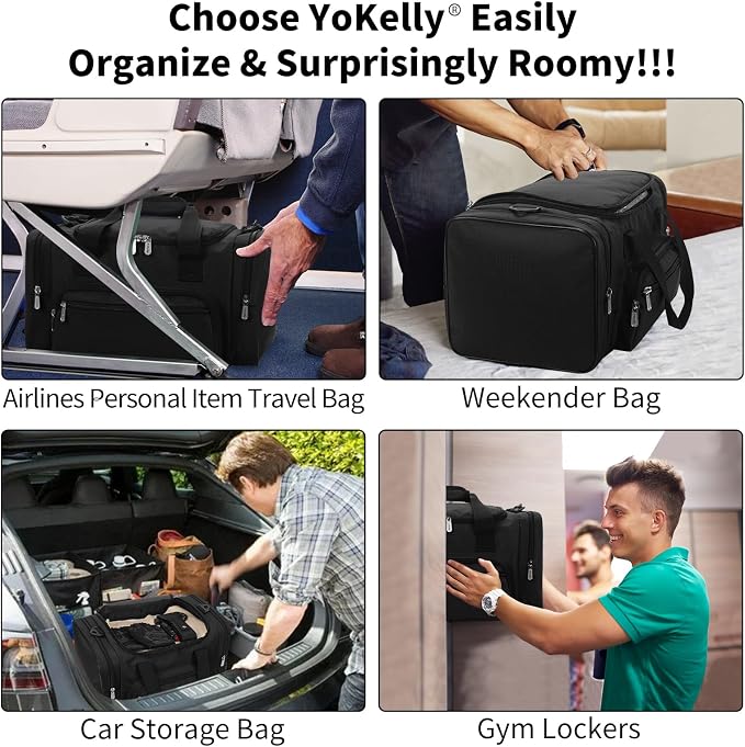 Small Duffel Bag 17 inch Carry On Weekender Bag - Image 2