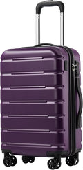 Coolife Luggage Suitcase Carry-on Spinner TSA Lock USB Port Expandable by COOLIFE