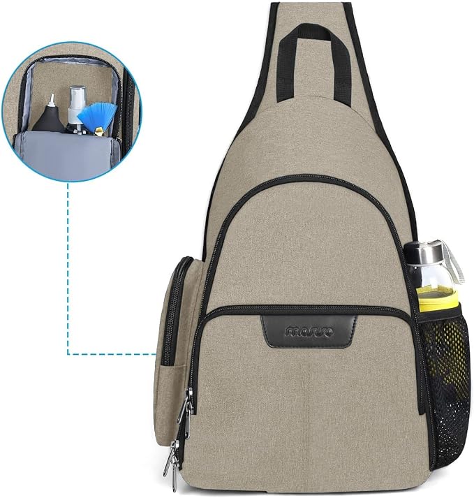 MOSISO Camera Bag Sling Backpack, DSLR/SLR/Mirrorless Full Open Camera Case - Image 3