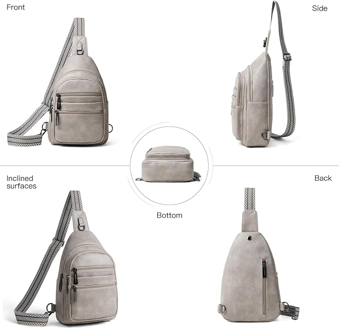 Sling Bag for Women Crossbody Bags Fanny Packs Sling Purse Backpack Shoulder - Image 5