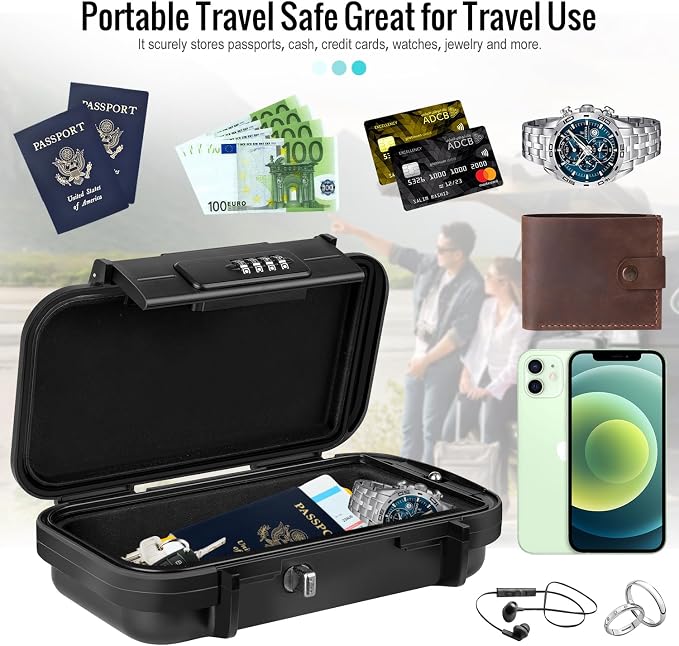 HUANLANG Portable Safe Lock Box - Image 9