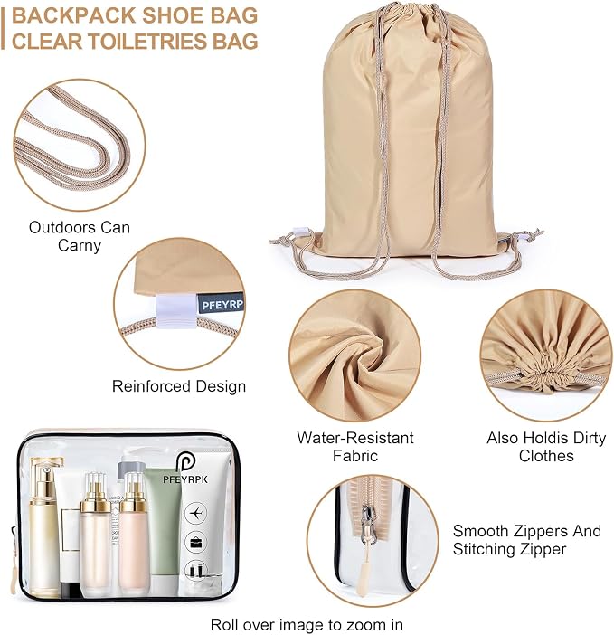 7 Set Compression Packing Cubes Packing Organizer - Image 6