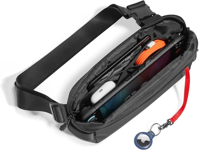tomtoc Compact EDC Sling Bag, Minimalist Chest Shoulder Backpack Crossbody Bag - Image 3