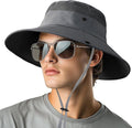 NPQQUAN Ponytail Sun Bucket Hats by NPQQUAN