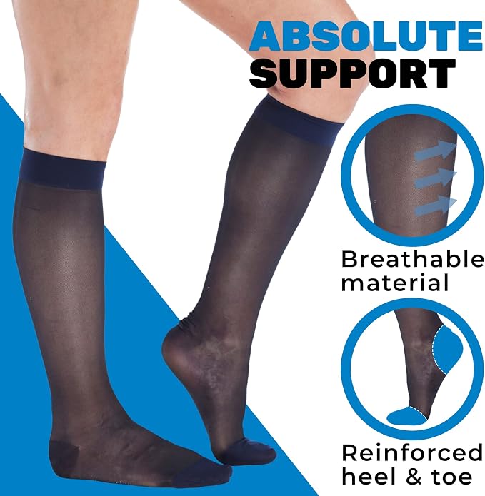 Made in USA - Sheer Compression Socks - Image 4