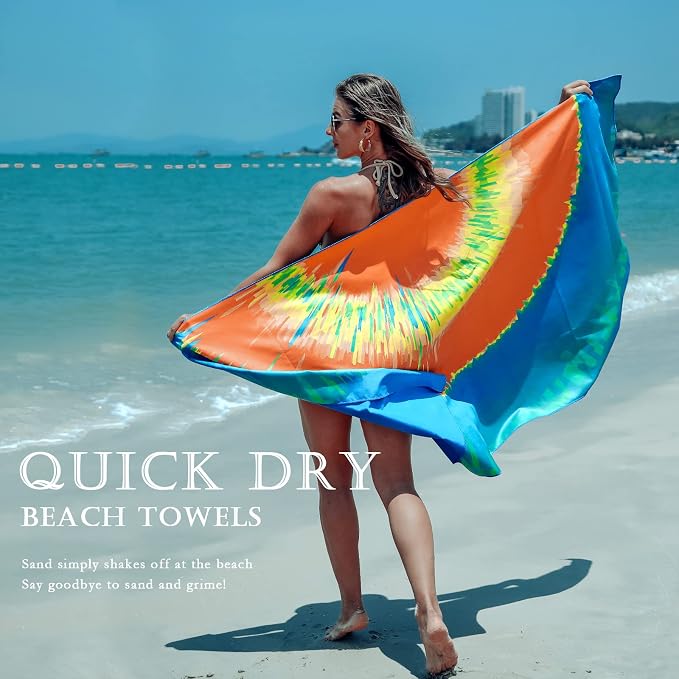 Your Choice Microfiber Quick Dry Sand-Free Beach Towel - Image 4