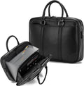 Accordian File Organizer with Handle, 15.6 in Laptop Bag Portable Document by BICOHIOH