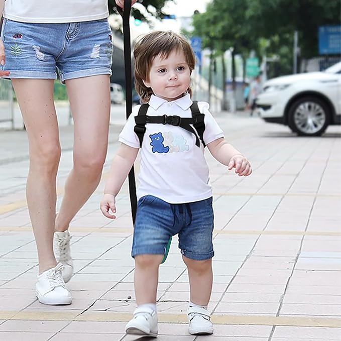 Accmor Toddler Harness Backpack Leash + Black Anti Lost Wrist Link, Cute - Image 9