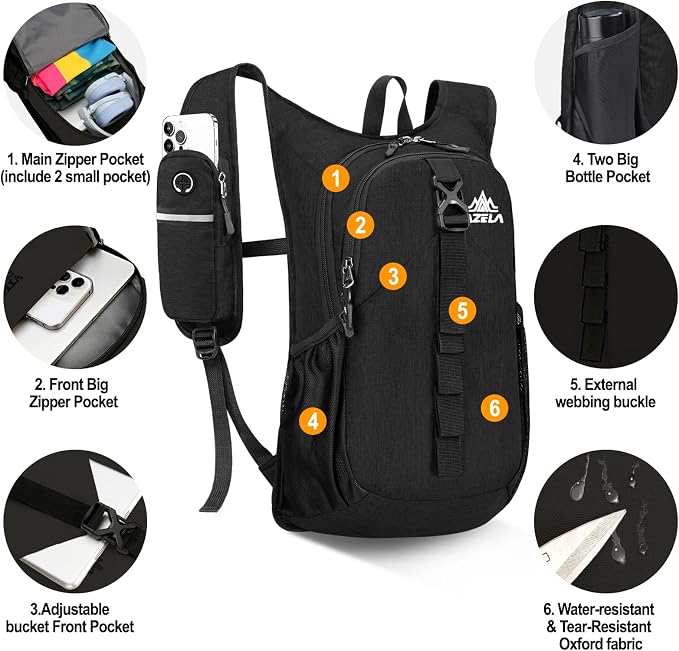 Seektop 15L Small Hiking Backpack - Image 2