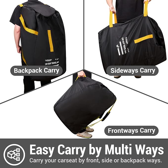 Car Seat Travel Bag Backpack for Air Travel - Image 4