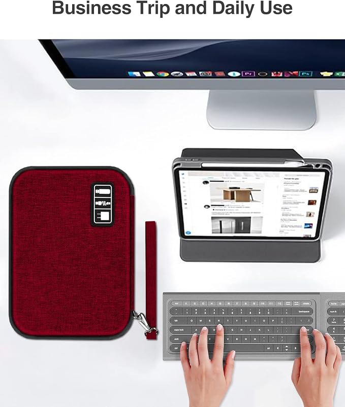 Luxtude Cord Organizer Travel, Cable Organizer Bag, Portable Electronics - Image 6