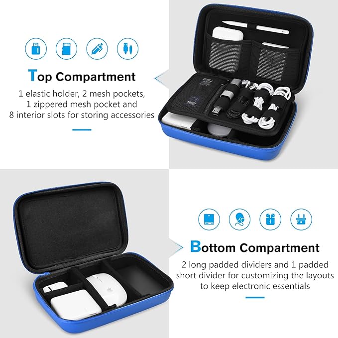 ProCase Hard Travel Electronic Organizer Case - Image 2