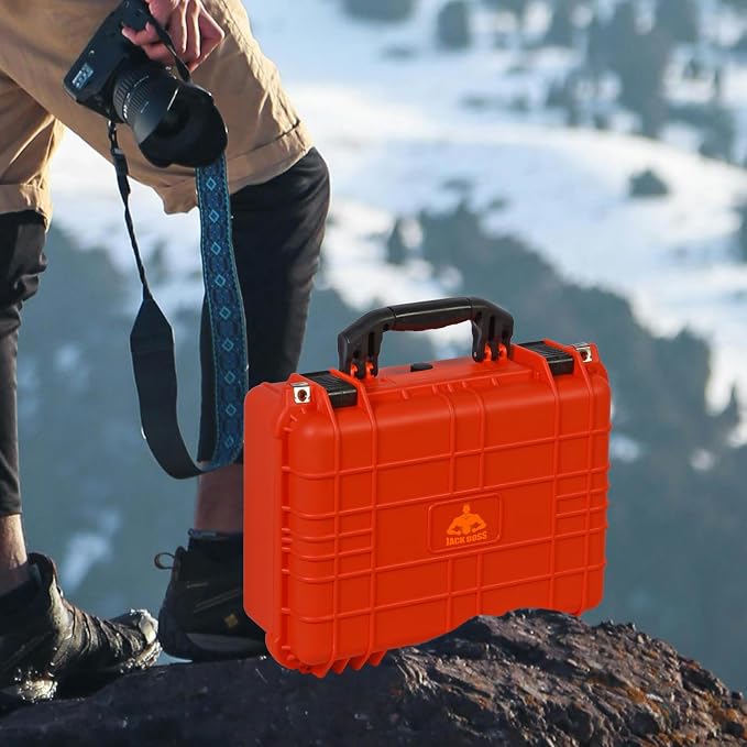 16x 12.8x 6.8 Inch Hard Case, Portable Weather Waterproof Protective Camera Case - Image 7