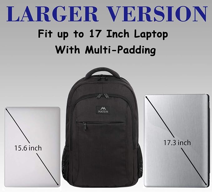 MATEIN Extra Large Backpack, 17 Inch Travel Laptop Backpack - Image 3