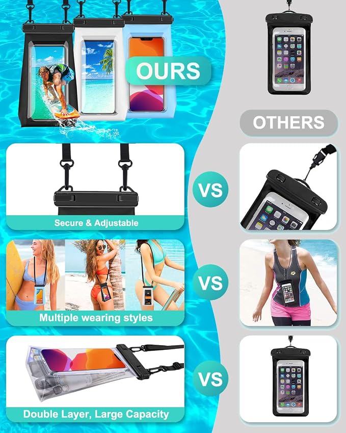 Large Capacity Waterproof Phone Pouch Floating, Waterproof Bag Case - Image 7