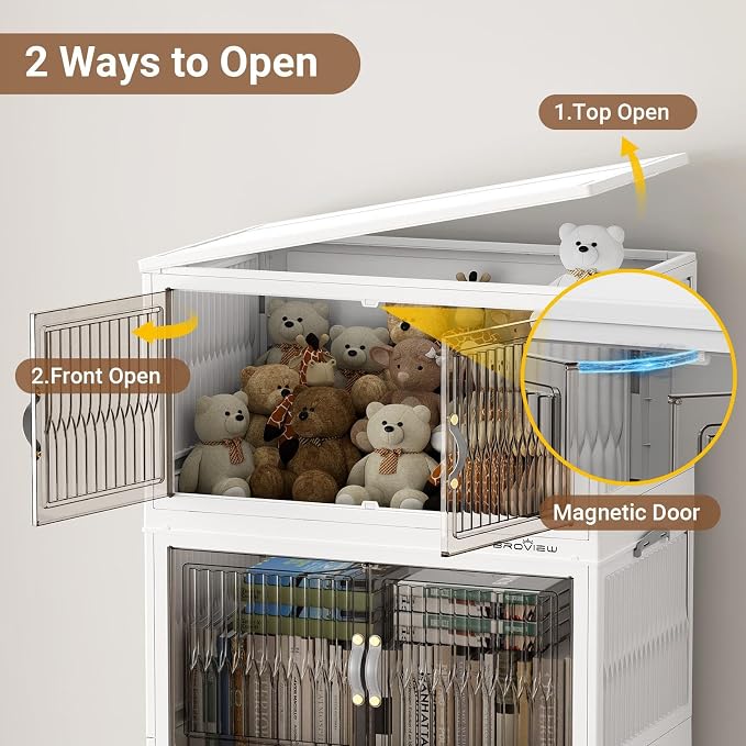 BROVIEW 400Qt Stackable Storage Bins - Image 3