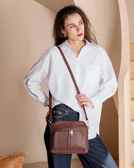 befen Genuine Leather Crossbody Purses - Image 2