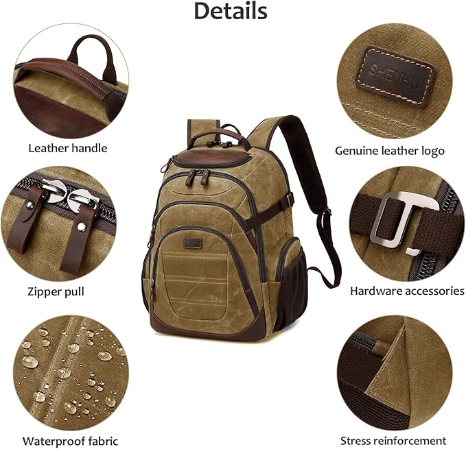 Travel Laptop Backpack 17.3 inch XL Computer Backpack - Image 5
