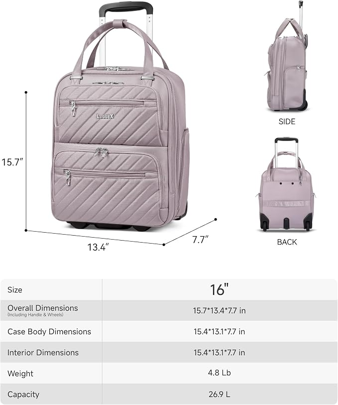 LUGGEX Underseat Carry On Luggage - Image 7