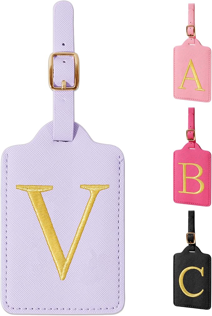 Personalized Initial Luggage Tags by izuzta