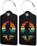 2Pcs Luggage Tag for Suitcase Sasquatch Cute Suitcase Tag by Gearsly