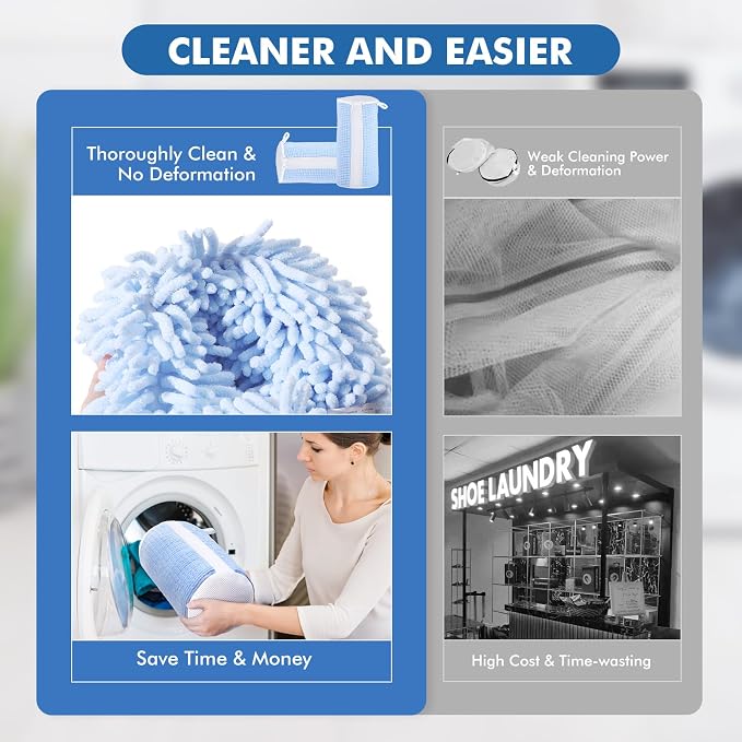 Shoe Washing Machine Bags, Reusable Laundry Bag - Image 5