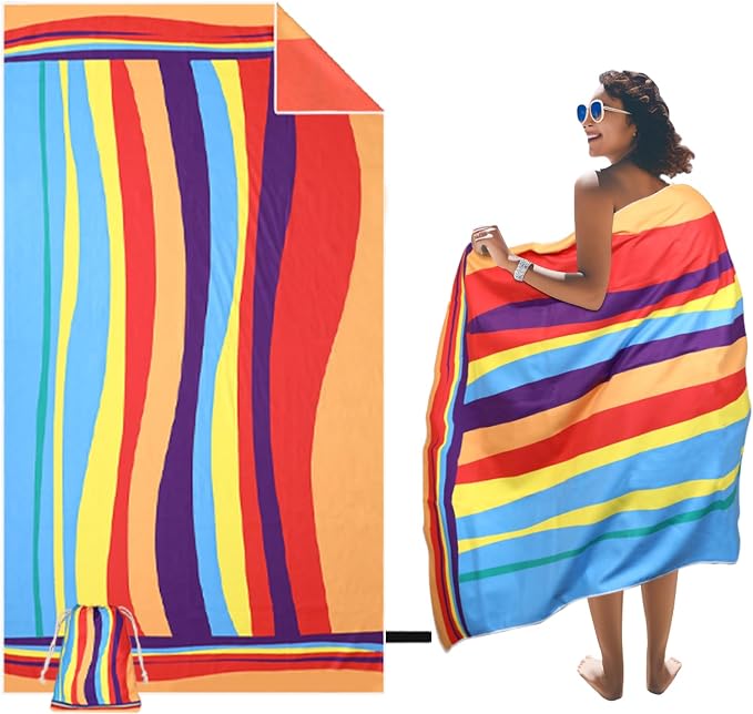 Large Beach Towel by SKYREH