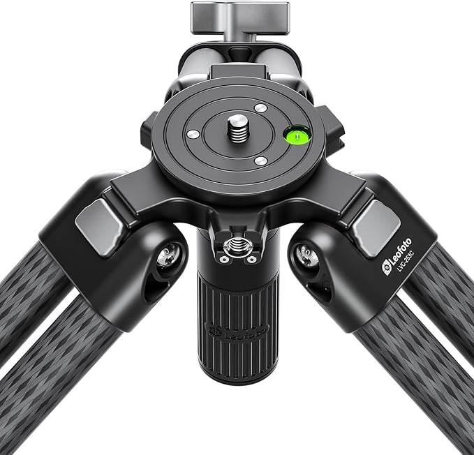 Leofoto LVC-253C+BV-20 Video Tripod, Twin Leg, Integrated Bowl, Leveling Base - Image 6