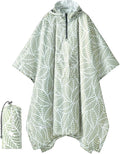 PTEROMY Hooded Rain Poncho for Adult by PTEROMY