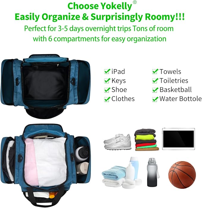 Sports Duffel Bag 20 inch for Travel Gym - Image 3