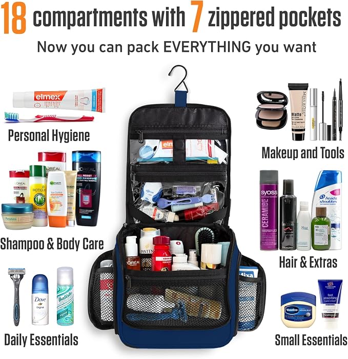 VENTURE 4TH Hanging Travel Toiletry Bag - Image 3