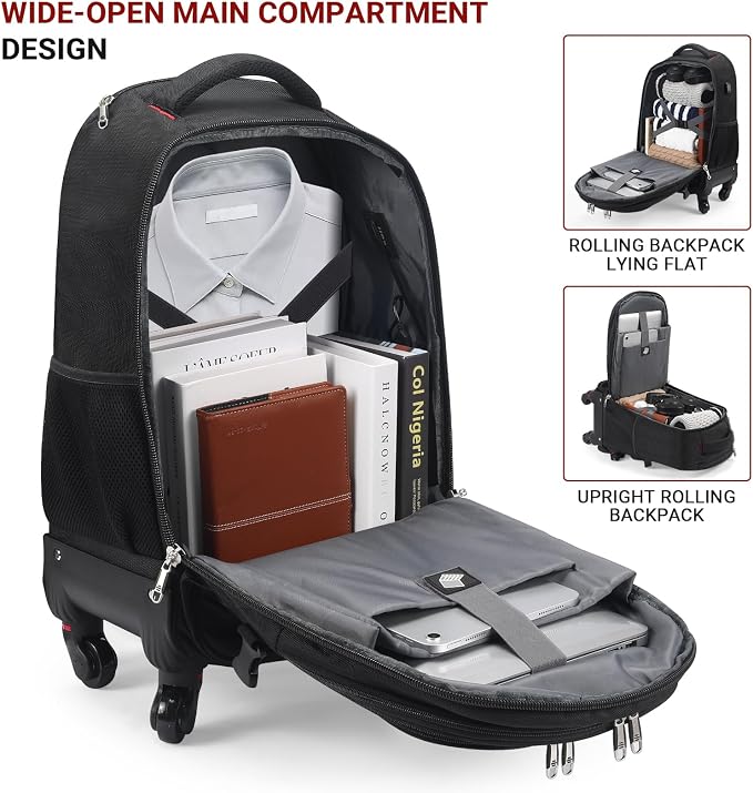 StarCloud 18-inch + 24-inch Checked Backpack Combo Set Large Rolling Backpack - Image 2