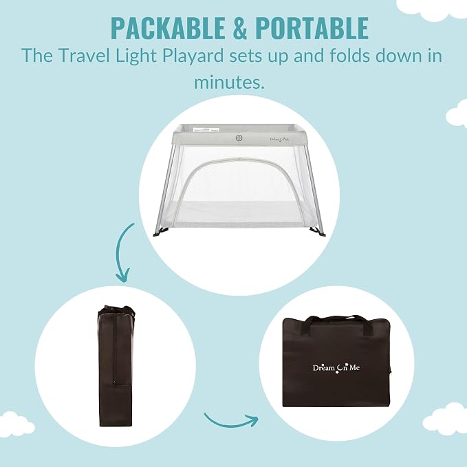Dream On Me Travel Light Playard - Image 6