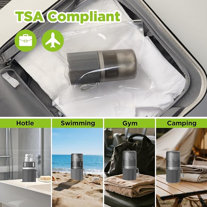 4 in 1 Travel Toiletry Containers, TSA Approved Refillable Travel Size - Image 6