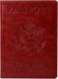 TIGARI Passport Holder for Travel Women Men, PU Leather Passport Wallet Cover by TIGARI