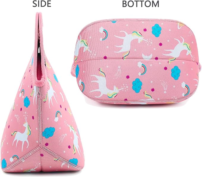 FlowFly Neoprene Lunch Tote Insulated Thermal Reusable Lunch Bag Box - Image 5