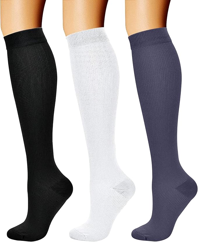 CHARMKING Compression Socks for Women & Men Circulation 15-20 mmHg is Best by CHARMKING