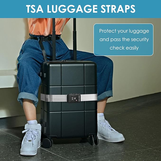 Travel Inspira Luggage Straps for Suitcases - Image 7
