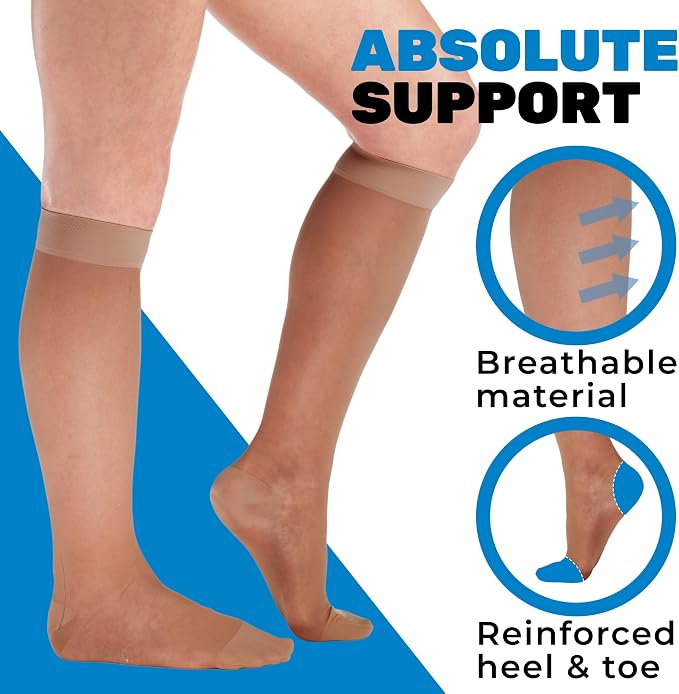 Made in USA - Sheer Compression Socks - Image 4