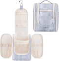Narwey Small Striped Hanging Travel Toiletry Bag by Narwey