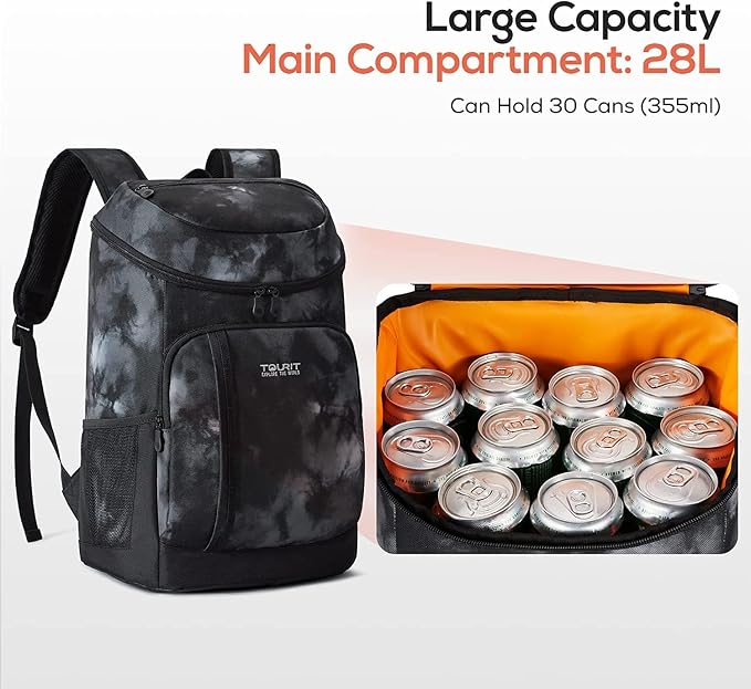 TOURIT Cooler Backpack 30 Cans Lightweight Insulated Backpack Cooler Leak-Proof - Image 7