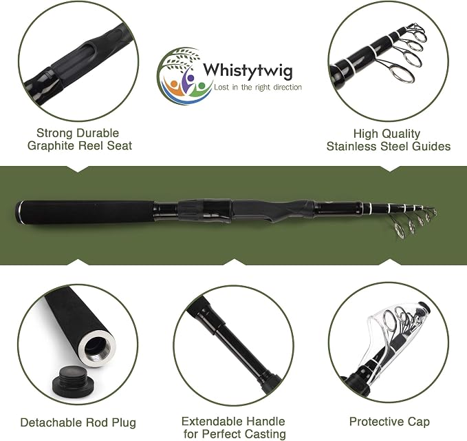 Whistytwig Telescopic Fishing Rod - Image 4