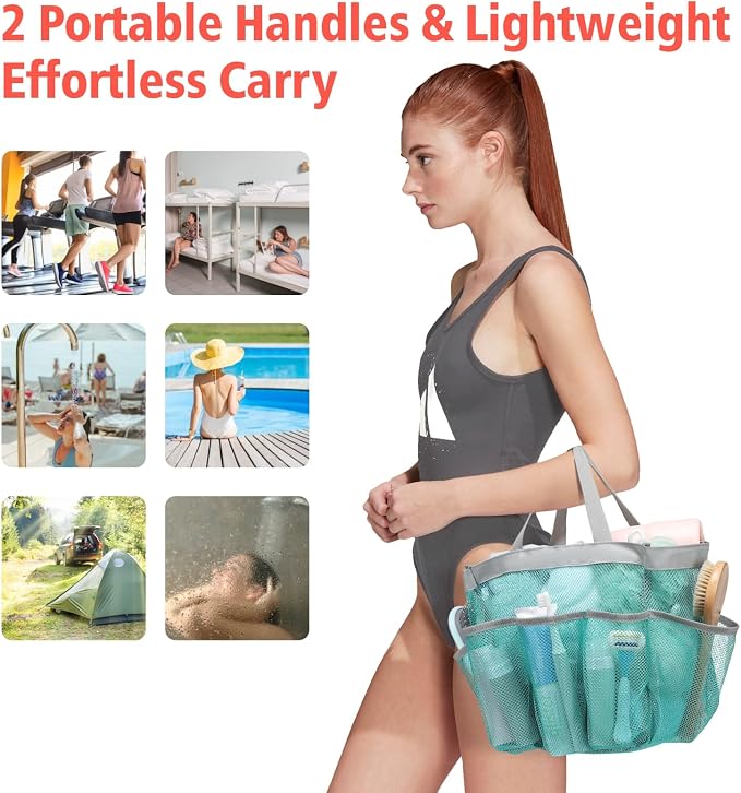 F-color Mesh Shower Caddy Portable - Image 4