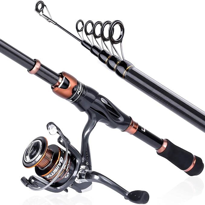 PLUSINNO Fishing Rod and Reel Combos, Bronze Warrior Toray 24-Ton Carbon Matrix - Image 7
